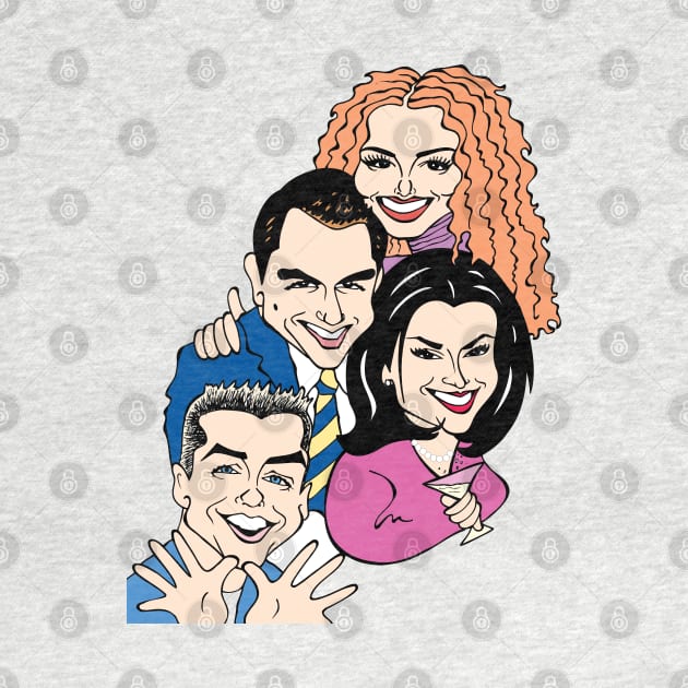 WILL & GRACE FAN ART!! by cartoonistguy